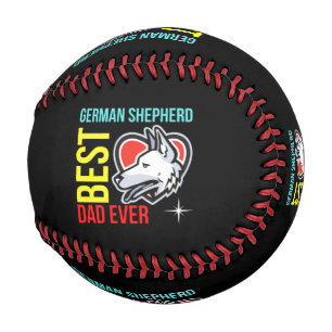 German Shepherd Dad, Dog Dad Baseball