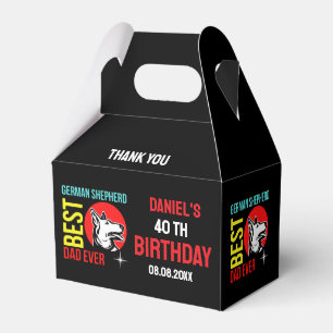German Shepherd Dad, Dog Dad Birthday       Favor Box
