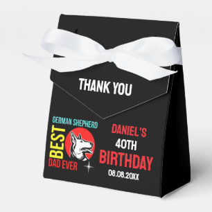 German Shepherd Dad, Dog Dad Birthday       Favor Box
