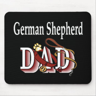 German Shepherd Dad Gifts Mouse Pad
