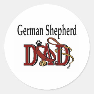 German Shepherd Dad Sticker