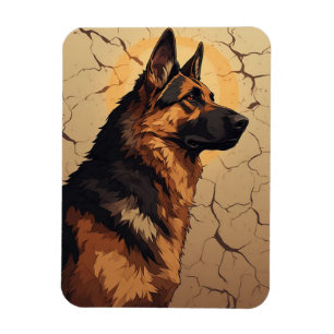 🐕 German Shepherd Decor For Dog Owners 🐕 Magnet