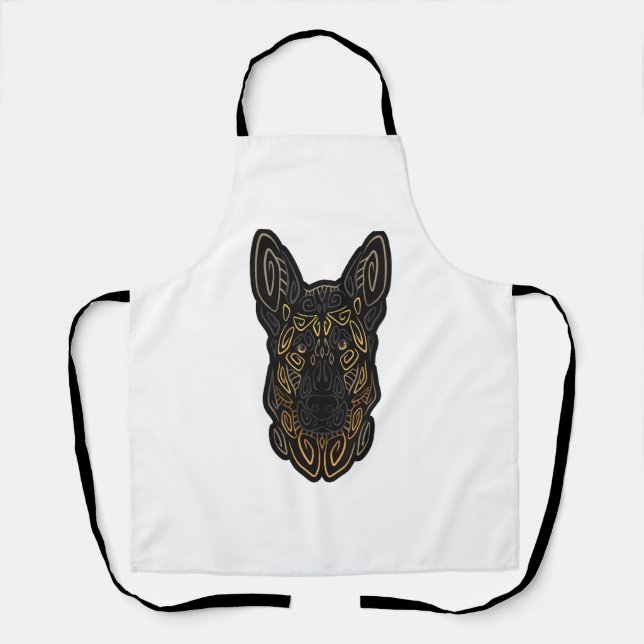 German Shepherd Design German Shepherd Gifts Dog O Apron (Front)