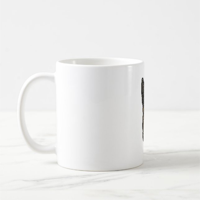 German Shepherd Design German Shepherd Gifts Dog O Coffee Mug (Left)