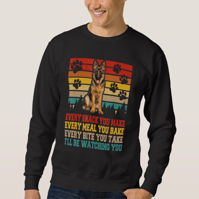German Shepherd Dog  Activities Matching Dog Sweatshirt (Front)