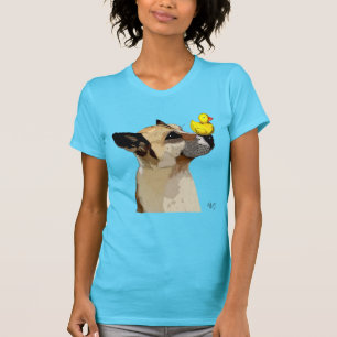 German Shepherd Dog and Duck T-Shirt