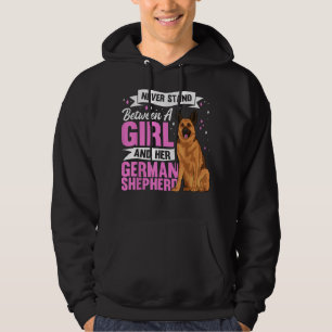 German Shepherd Dog Apparel for Womens Hoodie