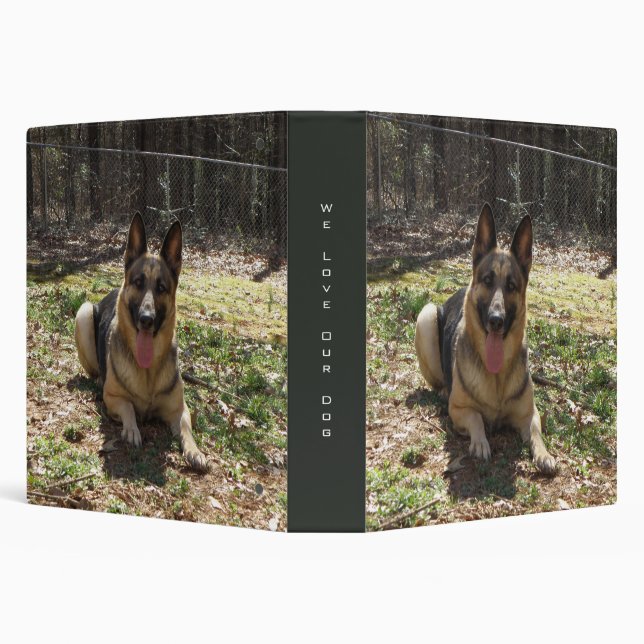 German Shepherd Dog Binder (Background)