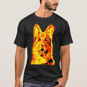 German Shepherd Dog Black T-Shirt