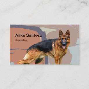 German Shepherd Dog Business Card