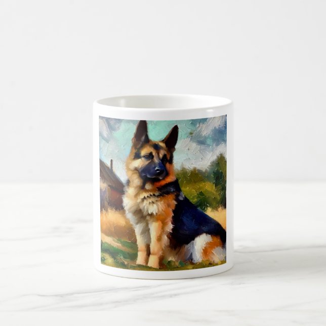 German Shepherd Dog Coffee Mug (Center)