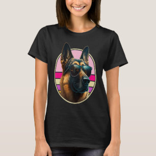 German Shepherd Dog Costume Outfit Mom Dad Raglan T-Shirt