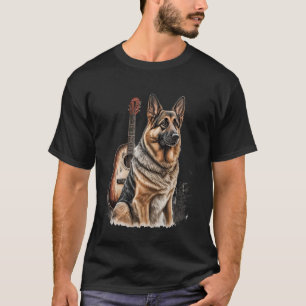 German shepherd Dog Country Music American Rodeo T-Shirt