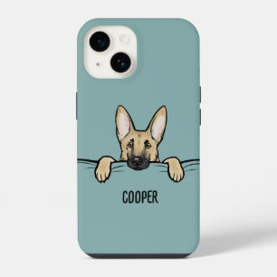 German Shepherd Dog Cute Personalized iPhone 14 Case