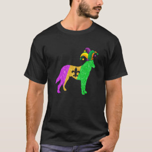 German Shepherd Dog Dad Mom Lover Funny Mardi Gras T-Shirt