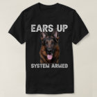 German Shepherd Dog Ears Up System Armed