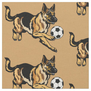 german shepherd dog fabric