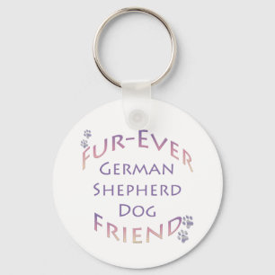 German Shepherd Dog Furever Keychain