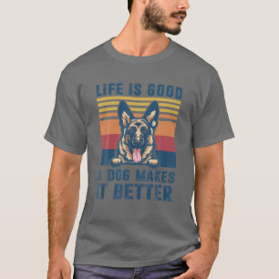 German Shepherd Dog Gifts Funny Dog Dad Mom Men Wo T-Shirt