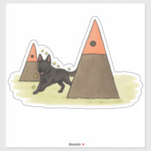 German Shepherd Dog (GSD) Bitework Car Decal