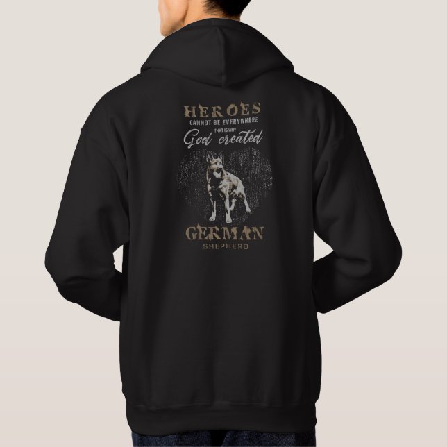 German Shepherd Dog  - GSD Hoodie (Back)