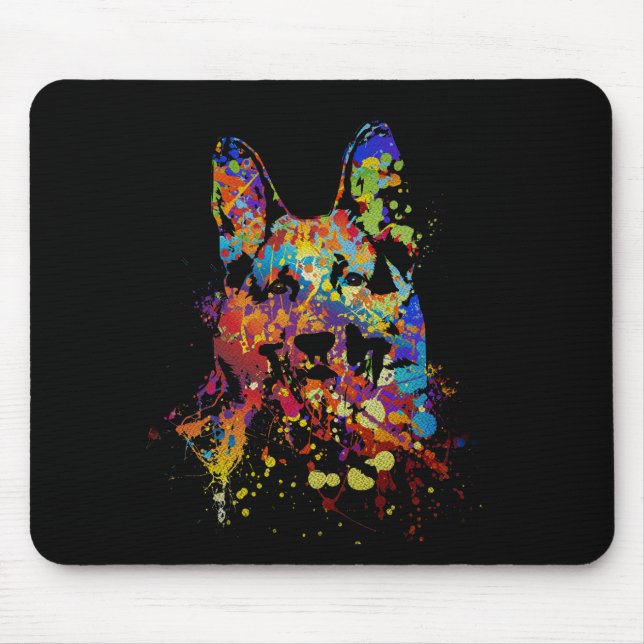 German Shepherd Dog -GSD Mouse Pad (Front)