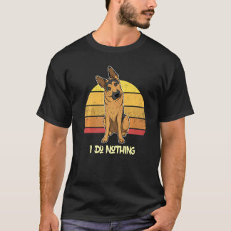 German Shepherd Dog Gsd Sunset  1 T-Shirt