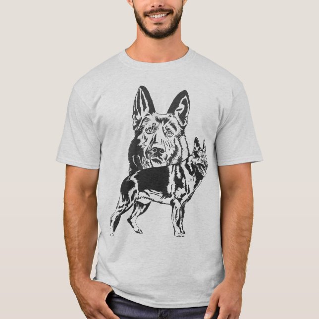 German Shepherd Dog - GSD T-Shirt (Front)