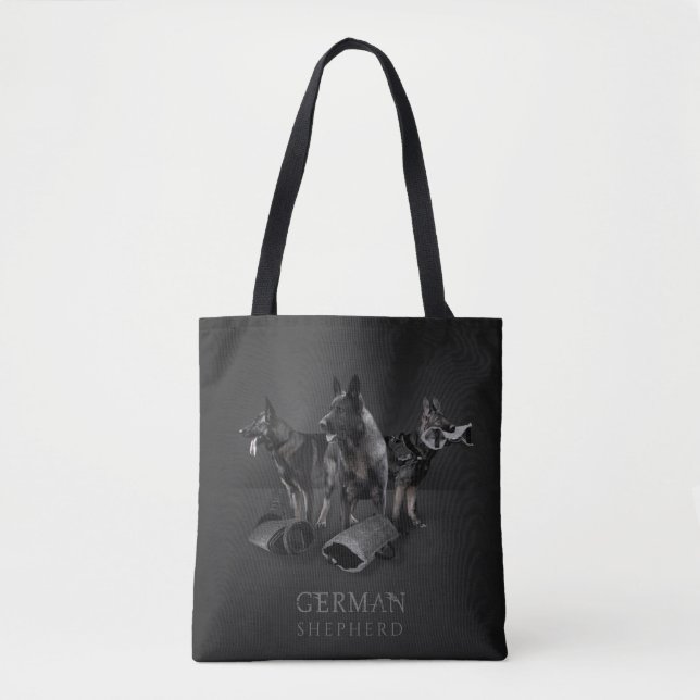 German Shepherd Dog  - GSD Tote Bag (Front)
