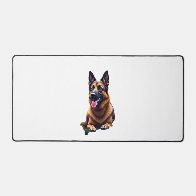 German Shepherd Dog Head Portrait Dog Lover Pet Ow (Recto)