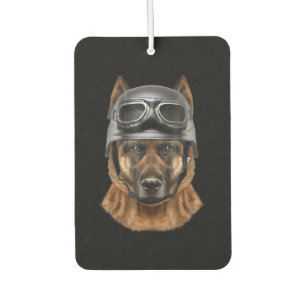 German Shepherd Dog Helmet Gift For Biker In Motor Air Freshener