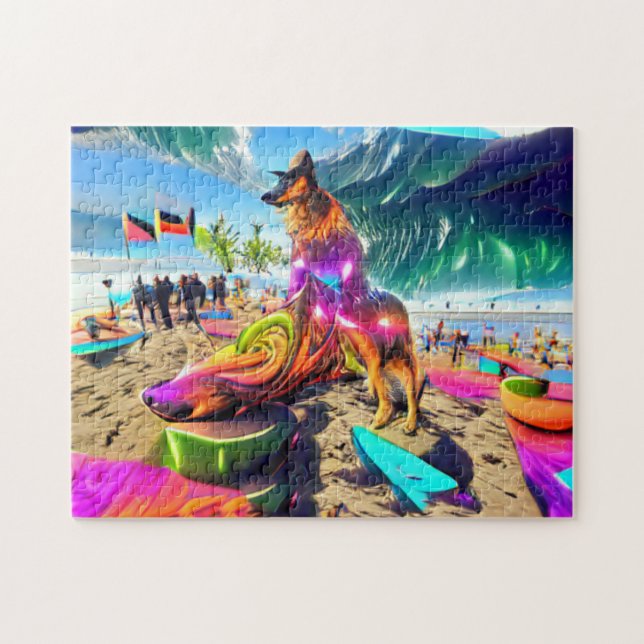 German Shepherd Dog Jigsaw Puzzle (Horizontal)