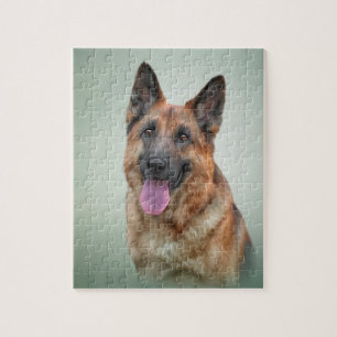 German Shepherd dog Jigsaw Puzzle