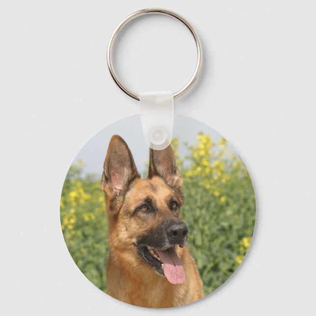 German Shepherd Dog keychain (Front)