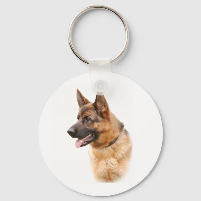 German shepherd dog keychain (Front)