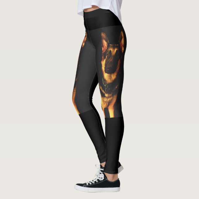 GERMAN SHEPHERD DOG leggings (Left)