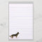 German Shepherd Dog Lined Stationery