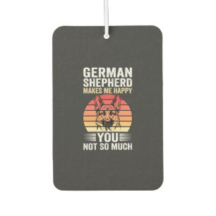 German Shepherd Dog Lover Funny Retro Air Freshener