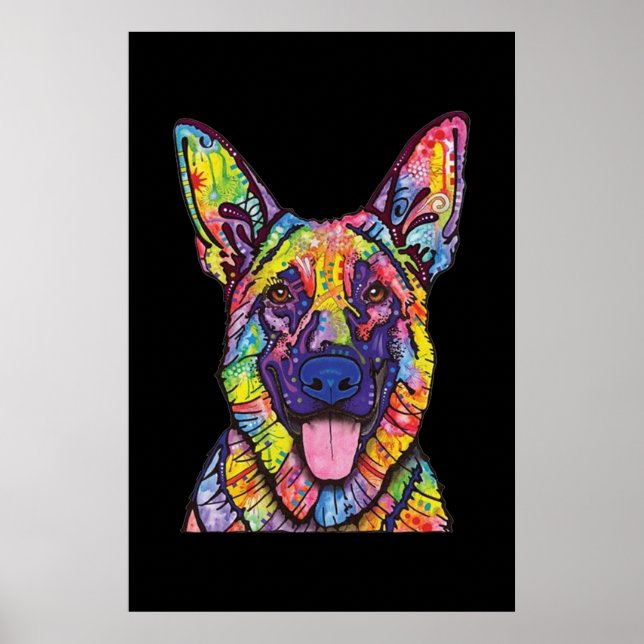 German Shepherd Dog Lovers Poster (Front)