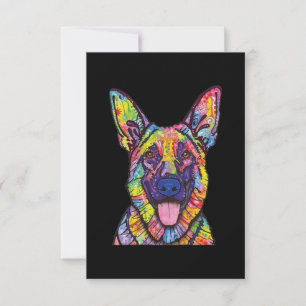 German Shepherd Dog Lovers Thank You Card