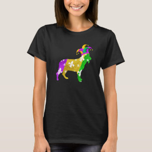 German Shepherd Dog Mardi Gras Carnivals Funny Pup T-Shirt