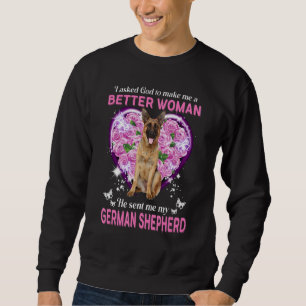 German Shepherd Dog Mom Owner Happy Mother's Day Sweatshirt