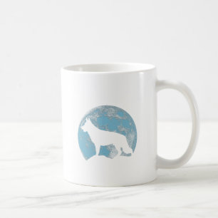 German Shepherd Dog Moon Coffee Mug