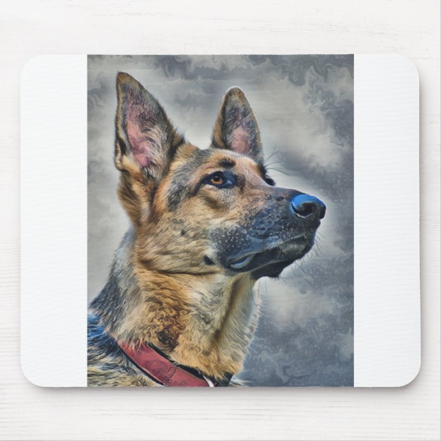 German Shepherd Dog Mouse Pad (Front)