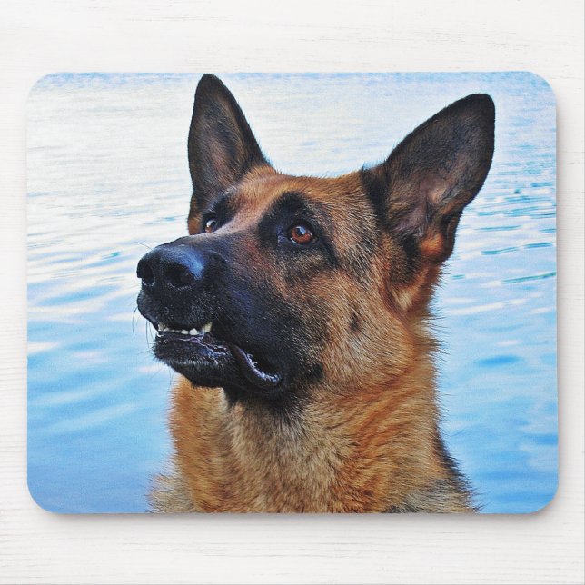 German Shepherd -  Dog mouspad Mouse Pad (Front)