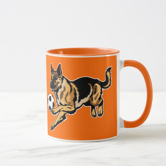 german shepherd dog mug (Right)