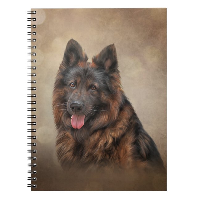 German Shepherd dog Notebook (Front)
