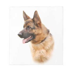 German shepherd dog notepad