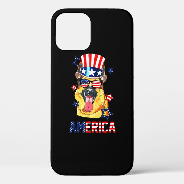 German Shepherd Dog Owner 4Th Of July Case-Mate iPhone Case (Back)