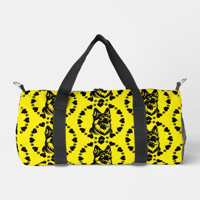 German Shepherd Dog Owner Duffle Bag (Front)